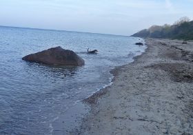 Qeros von der Heinrichsburg an und in der Ostsee Okt. 2014.JPG